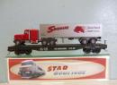 Plat � bogies charg� avec un semi remorque SEABOARD 47149