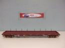 plat rallong� avec ridelles basses et ranchers �p IV de la SNCF