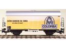 Wagon couvert m�tallique � essieux COLOMBA de la SNCF