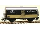 Couvert m�tallique � essieux BUZET Baron d'Ardeuil de la SNCF