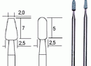Pointes de meules en carbure de silicium