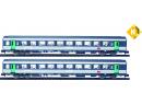 Set de 2 voitures Corail Intercit� �p V de la SNCF