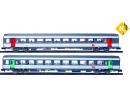 Set de 2 voitures Corail Intercit� �p V de la SNCF