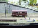 Couvert m�tallique � essieux SERNAM �p IV de la SNCF