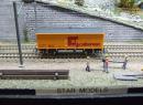 JOUEF ref 6264 HO - Couvert � essieux m�tallique CALBERSON �p III de la SNCF