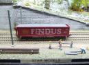 Tombreau � bogies avec couvercle � rideau FINDUS �p III de la SNCF