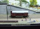 Wagon couvert � bogies avec feux de fin de convoi �p III de la SNCF