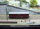 Wagon � paroies m�talliques avec couvercle � bascule lat�rale, �p IV de la SNCF