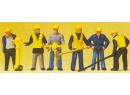 PREISER ref 10035 HO  - Techniciens de voie de chemin de fer