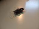 SAI ref 1744 HO - Peugeot 404 � plateau gris fonc�