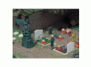 BUSCH ref 5404 HO - Tombes avec luminaires