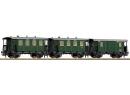 ROCO ref 64048 HO - Set de 3 voitures �p I des K.Bay.Sts.B.