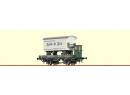 BRAWA ref 48010 HO - wagon plat � essieux charg� d'une roulotte des K.Bay.Sts.E.B �p I