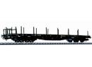 LILIPUT ref 235751 HO - Wagon plat � ranchers bogies 2 essieux �p III de la DB