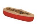 HARBURN ref 416 HO - Barque  de p�che peinte en rouge