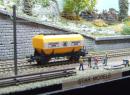 ROCO ref 4326 HO - Tr�mie ferm�e � essieux pour le transport du ciment en vrac  �p IV de la DB