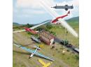 BUSCH ref 1154 HO - Planeur rouge avec remorque