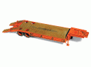 GHQ ref 62002 HO - remorque surbaiss�e � 2 essieux porte engins 1950s