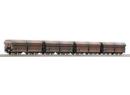 ROCO ref 66071 HO - Set de 4 wagons tr�mies �p III de la DB