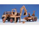 KIBRI ref 10950 HO - UNIMOG Me avec pelle et �quipements
