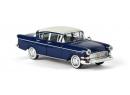 BREKINA ref 20833 HO - Opel Kapitan 2.5L bleu marine to�t cr�me