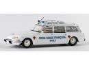 Brekina ref 14207 HO - Citro�n ID Break ambulance Croix rouge (SAI2881)