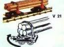 EGGER BANH ref V21 HOe - Trucks pour le transport de tronc d'arbres.