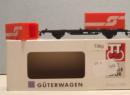 TT-Wagon � essieux avec container orange des OBB