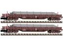 FLEISCHMANN ref 828803 N - Set de 2 plats ridelles basses ranchers ep V SNCF