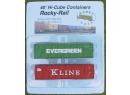 ROCKY RAIL ref 60001 N - Set de 2 containers