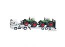 SIKU ref 1840 HO - Tracteur MAN + remorque avec 2 tracteurs FENDT