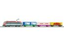 PIKO 96973 ou SAI 1054 HO - BB 26000 avec rame marchandises �p V de la SNCF