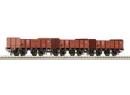 ROCO Ref 66078 HO - Set de 3 wagons tombereaux �p III des FS