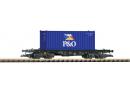 PIKO ref 37705 G - Wagon porte container P et O �p V DB