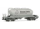 ELECTROTREN ref 5483 HO - Wagon silo transport de ciment en vrac CALCIA ep V SNCF