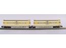 ROCKY RAIL ref 60125 N - Wagon type Sggmrss'90 avec 2 containers WARSTEINER