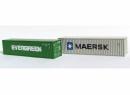 ROCKY RAIL ref 60005 N - Set de 2 containers 40' EVERGREEN et MAERSK