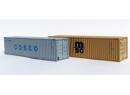 ROCKY RAIL ref 60003 N - Set de 2 containers 40' COSCO et msc