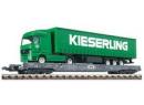 FLEISCHMANN ref 827302 N - Wagon surbaiss� porte camion (KISERING) ep V des SBB/CFF