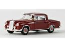 BREKINA ref 13502 HO - Mercedes Benz 220S coupe bordeaux