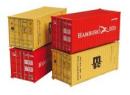 GRAHAM FARISH ref 379354 N - Set de 2 containers 20' MSC Hamburg Sud (379-354)