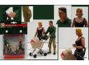 BACHMANN ref 22173 G - Personnages qui font les courses, du shopping