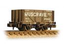 GRAHAM FARISH ref 377151 N - Tombereau � essieux ridelles bois MUSGRAVE de la BR