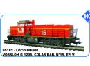 PIKO ref 95182 HO - Locomotive diesel VOSSLOGH G 1206 COLAS RAIL N� 15 ep VI