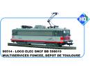 PIKO ref 96814 HO - Locomotive type BB 8600 multiservices ep V SNCF (BB 508619)
