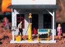 PIKO ref 62284 G - Station service, pompe � essence ancienne SHELL