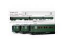 ACME ref 55059 HO - Set de 3 voitures type 1931 ep II Venise Bologne 'Direto 479'
