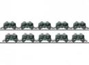 MINITRIX ref 15279 N - Set de wagon silo � essieux ep III DB