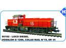 PIKO ref 95182 HO - Locomotive diesel VOSSLOGH G 1206 COLAS RAIL N� 15 ep VI