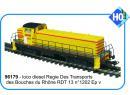 PIKO ref 96179S HO - Locomotive diesel RDT 13, AT 3 MR 202 ep V (sound)
